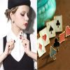 Broche en Alliage argent et plaqué or - Ref 1175379