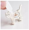 Broche en Alliage argent et plaqué or - Ref 1175408