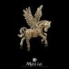 Broche en Alliage argent et plaqué or - Ref 1175455