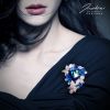 Broche femme en cristal autrichien - Ref 1175701