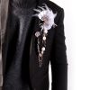 Broche homme en plume - Ref 1175859