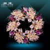 Broche femme LADY COLOUR en cristal autrichien - Ref 1176036