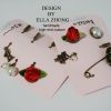 Broche femme ELLA ZHONG en Matériau mixte - Ref 1176730