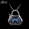 Broche femme BLANCHE en cristal autrichien - Ref 1176773