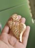 Broche en Alliage argent et plaqué or - Ref 1176996