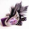 Broche Lovers en plume - Ref 1177065