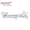 Broche Lovers en argenterie - Ref 1177179