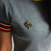 Broche en Alliage argent et plaqué or - Ref 1177352