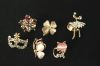 Broche en Alliage argent et plaqué or - Ref 1177399
