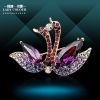 Broche femme LADY COLOUR en cristal autrichien - Ref 1177412