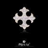 Broche en Alliage argent et plaqué or - Ref 1177901