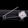 Broche en Alliage argent et plaqué or - Ref 1178108