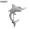 Broche homme YUKI en cristal autrichien - Ref 1178358
