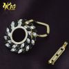 Broche en Alliage argent et plaqué or - Ref 1178416