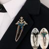 Broche en Alliage argent et plaqué or - Ref 1178527