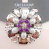 Broche en Alliage argent et plaqué or - Ref 1178558