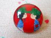 Broche en cristal artificiel - Ref 1180795