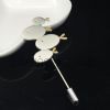 Broche en Alliage argent et plaqué or - Ref 1181990