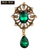 Broche femme en cristal naturel pierres semi-précieuses - Ref 1182025