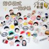 Broche femme en plexiglas - Ref 1182913