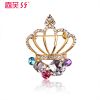 Broche femme SHEFINE en Zircon diamant - Ref 1187388