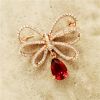 Broche femme en Zircon diamant - Ref 1187829