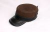 Casquette Style de Chasse en Cuir - Ref 2802