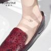 Chaine de cheville Femme BORNTRUE Argentée - Ref 3101726