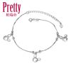 Chaine de cheville Femme Argentée - Ref 3102155