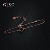Chaine de cheville Femme GISO Argentée - Ref 3102283