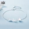 Chaine de cheville Femme CDE Argentée - Ref 3102671