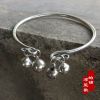 Chaine de cheville Couple Argentée - Ref 3103093