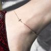 Chaine de cheville Femme BORNTRUE Argentée - Ref 3103427