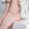 Chaine de cheville Femme T400 Argentée - Ref 3104029