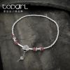 Chaine de cheville Femme TOPGIRL Argentée - Ref 3104352