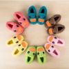 Chaussons enfants en pour hiver - semelle caoutchouc Ref 1006128