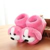 Chaussons enfants en pour hiver - semelle caoutchouc Ref 1010748