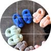 Chaussons enfants en pour hiver - semelle caoutchouc Ref 1013478