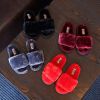 Chaussons enfants en pour hiver - semelle caoutchouc Ref 1014615