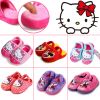 Chaussons enfants en pour hiver - semelle caoutchouc Ref 1015956
