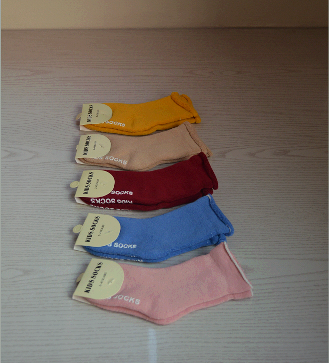 Chaussons enfants en coton pour hiver - Ref 1019828