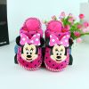 Chaussons enfants en pour hiver - semelle caoutchouc Ref 1024359