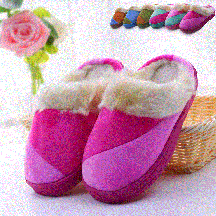 Chaussons enfants en pour hiver - semelle plastique Ref 1028703