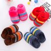 Chaussons enfants en pour hiver - semelle plastique Ref 1031858