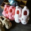 Chaussons enfants pour hiver - semelle caoutchouc naturel Ref 1036315