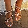 Chaussure été femme en PU artificiel - Ref 3433504