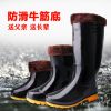Chaussures - bottes caoutchouc homme pour printemps Ref 972924