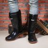 Chaussures - bottes caoutchouc homme pour hiver Ref 973884