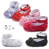 Chaussures bébé en Vêtement de soie - Ref 3436671