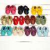 Chaussures bébé en cuir véritable - Ref 3436820